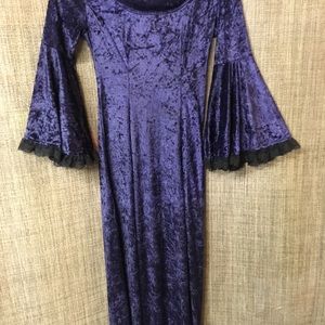 Crushed Velvet Gown w/Hooded Robe Misses Small
